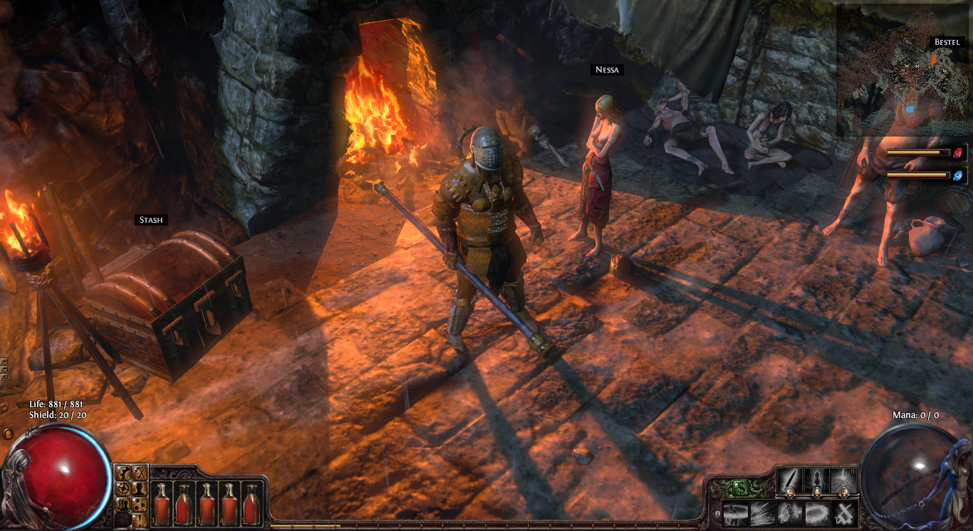 Path of Exile town 1